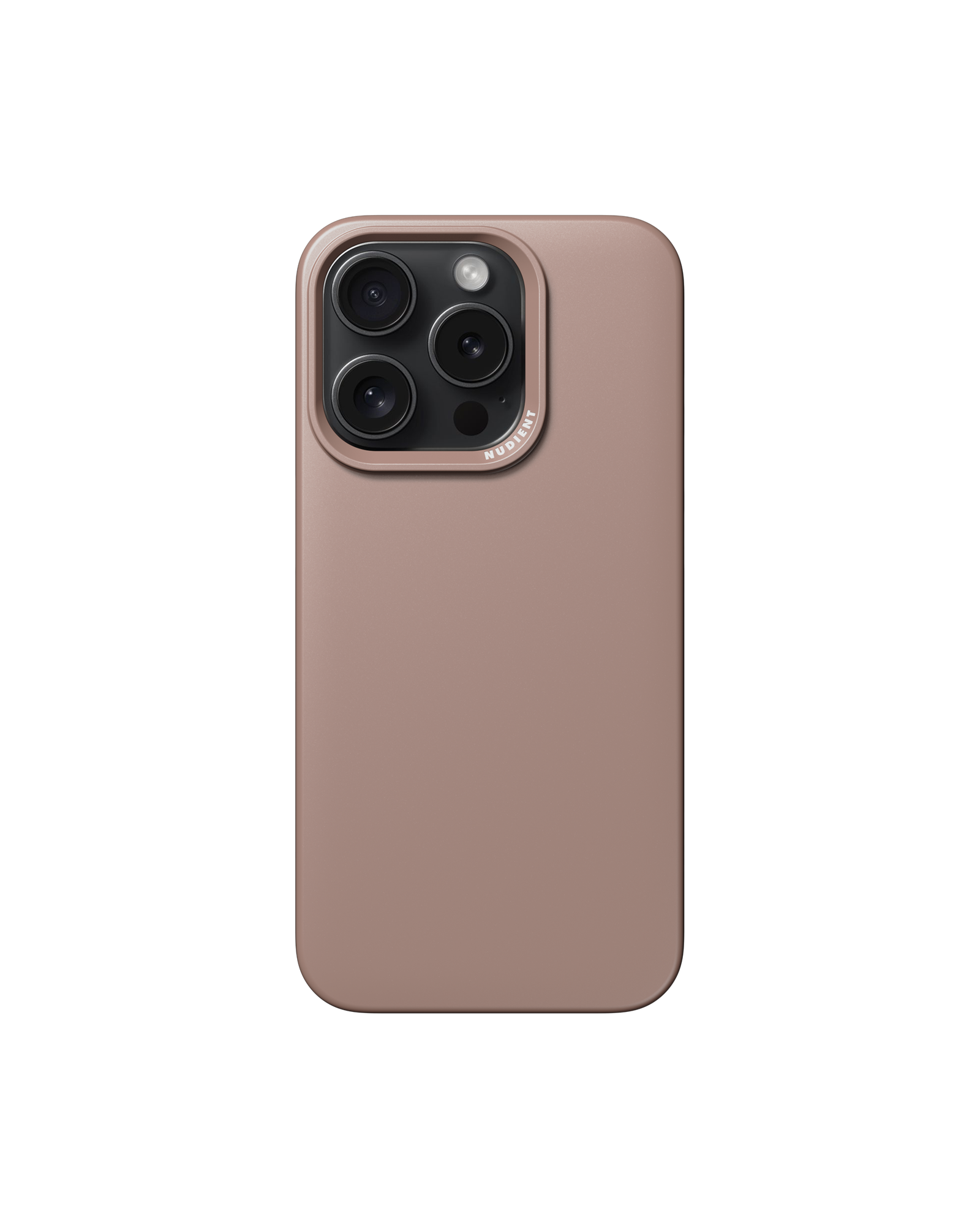 Thin mobilcover iPhone 15 Pro | Polykarbonat. | Dusty Rose | NUDIENT