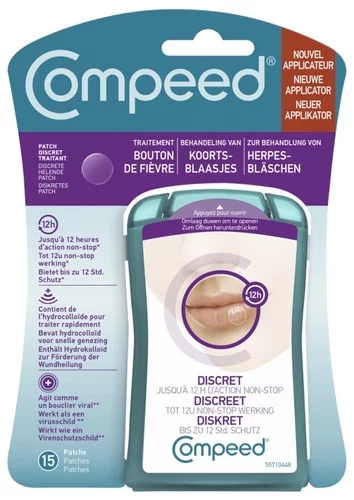 Compeed Patch Discret Traitant Bouton de Fièvre - 15 Patchs