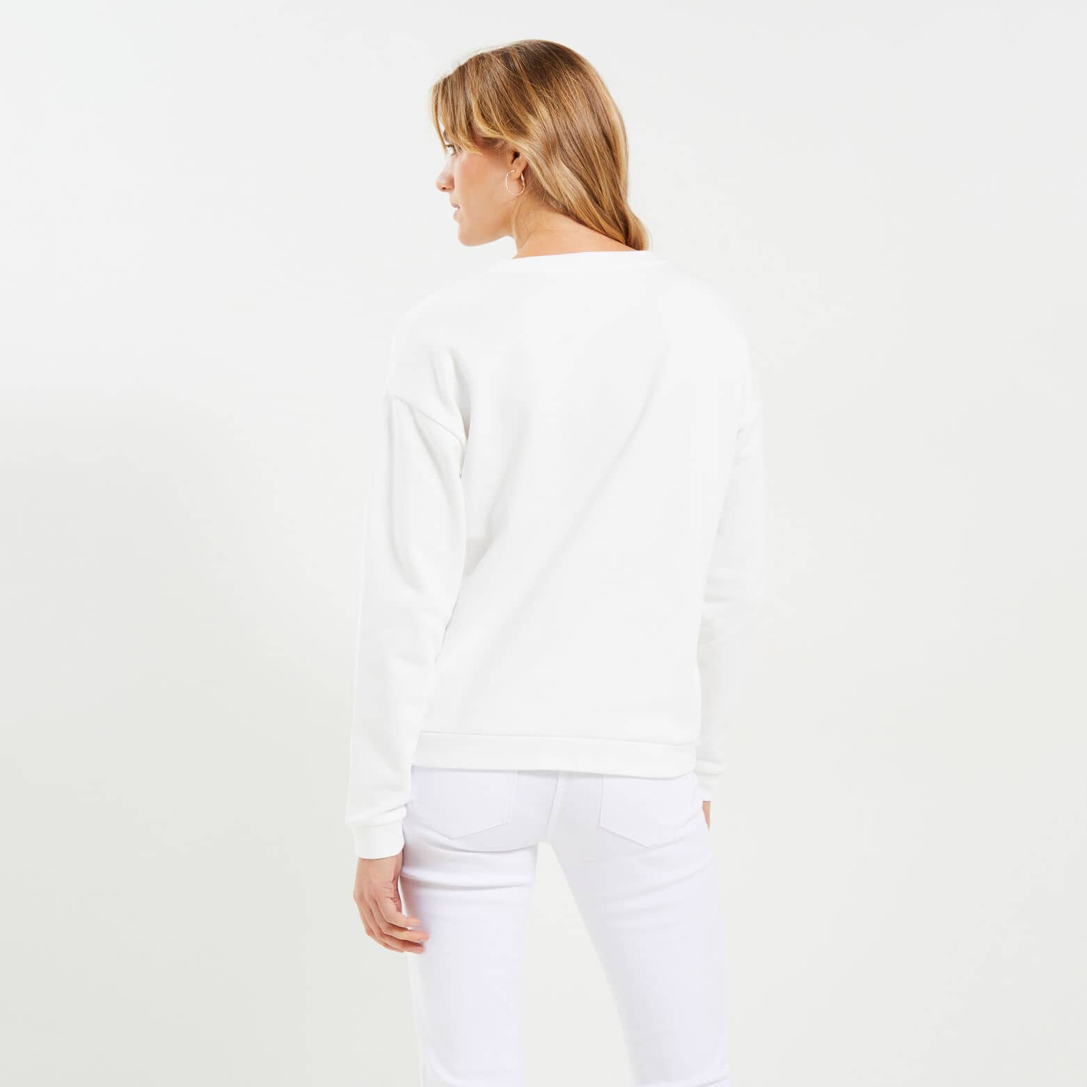 Sweat brodé femme