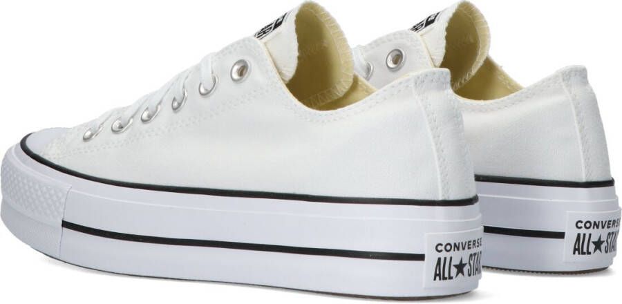 Converse Chuck Taylor All Star Platform Low Dames Schoenen White Textil Foot Locker