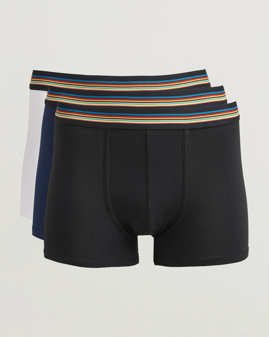 Paul Smith 3-Pack Trunk White/Navy/Black