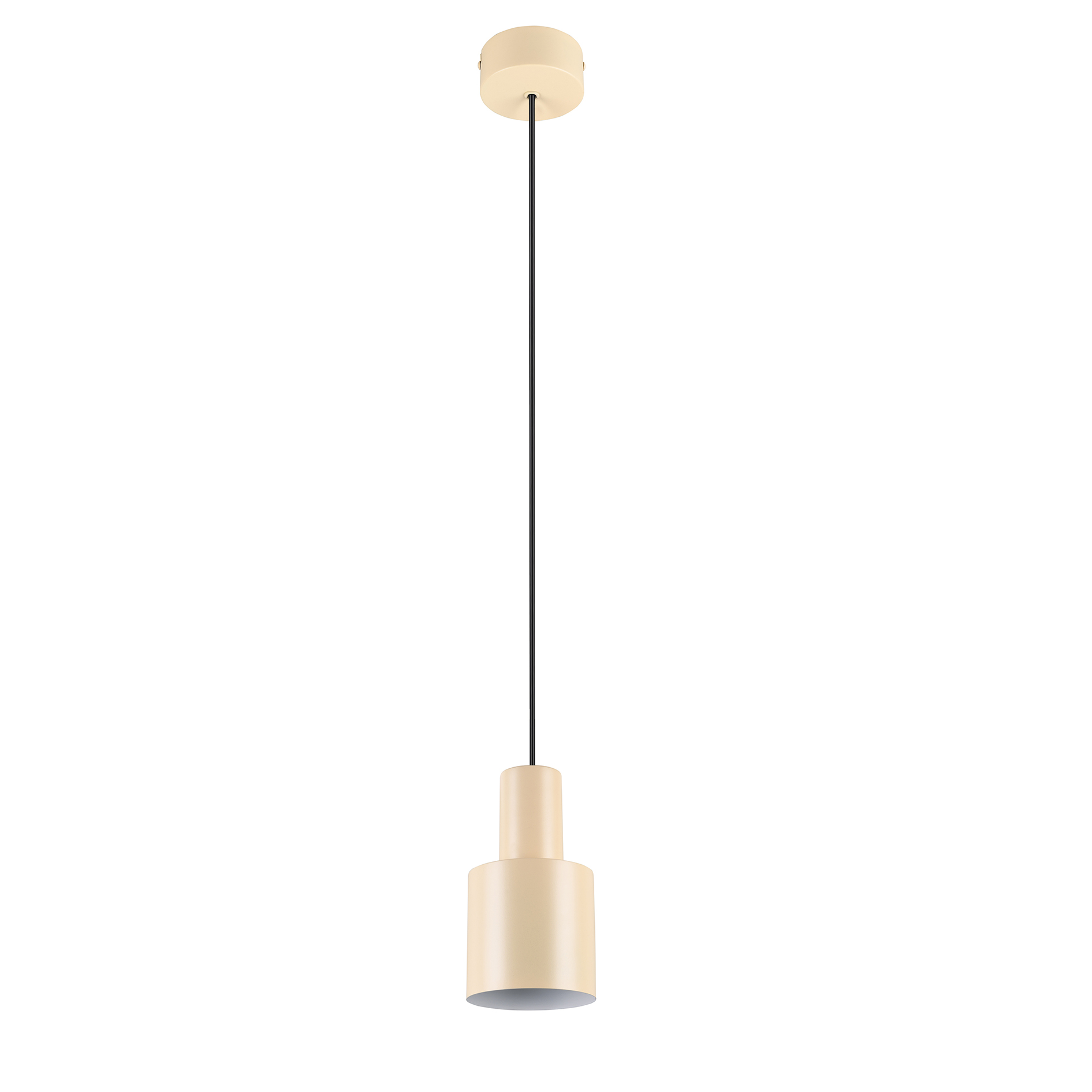 Pendelleuchte - beige - einflammig