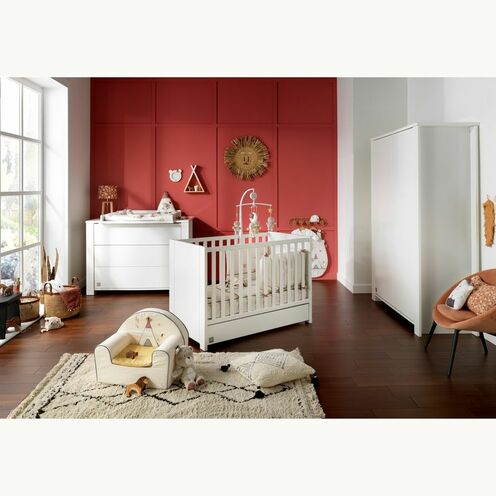 Tiroir de lit 120x60 LOFT Blanc - SAUTHON