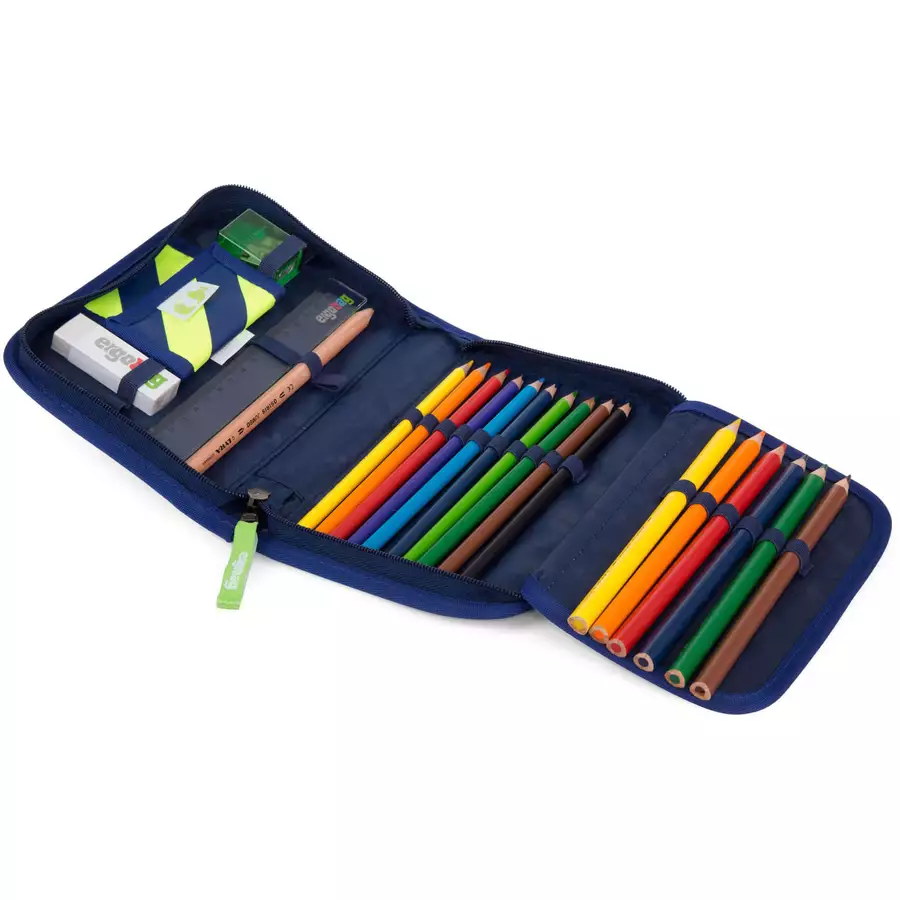 Ergobag Zubehör - Mäppchen 22tlg. 21 cm befüllt KuntBärbuntes Einhorn