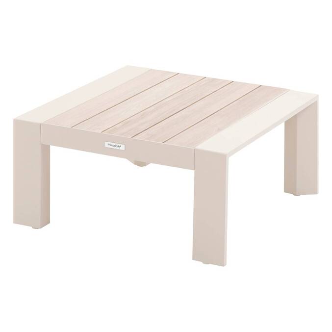 Table basse de jardin carrée ÉVASION Argile & Lin
