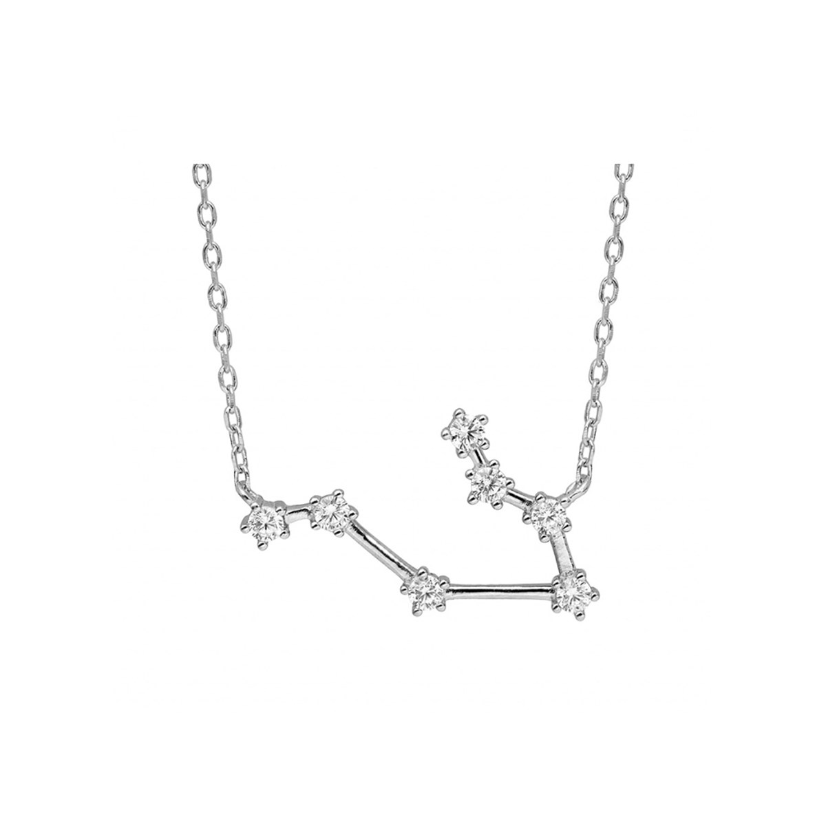 Collier Constellation Gémeaux - Argent