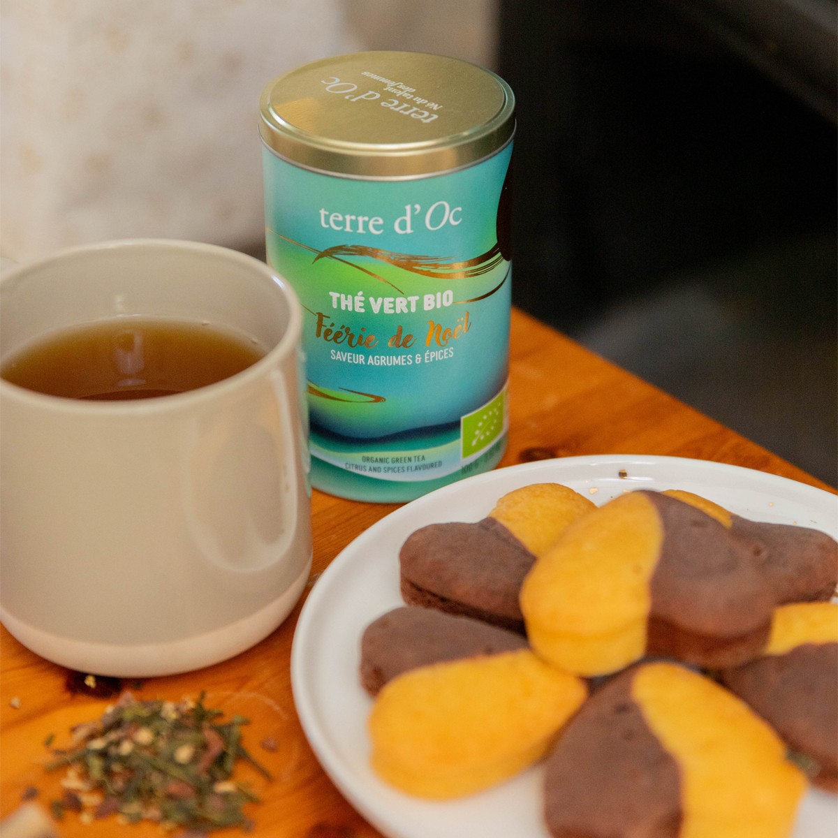 Thé vert bio - Agrumes & épices - 100 g