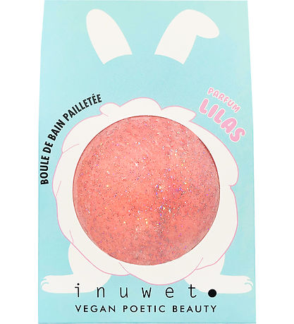 Inuwet Bad Bomb m. Duft - Lilac - Pink m. Glitzer