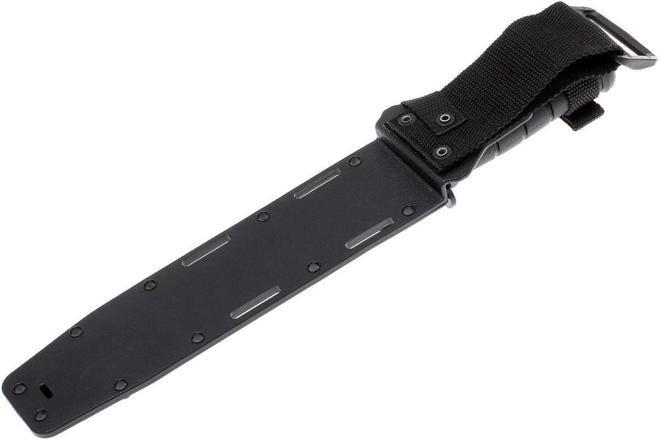 KA-BAR Tanto 1245 deels gekarteld, kydex foedraal, survivalmes