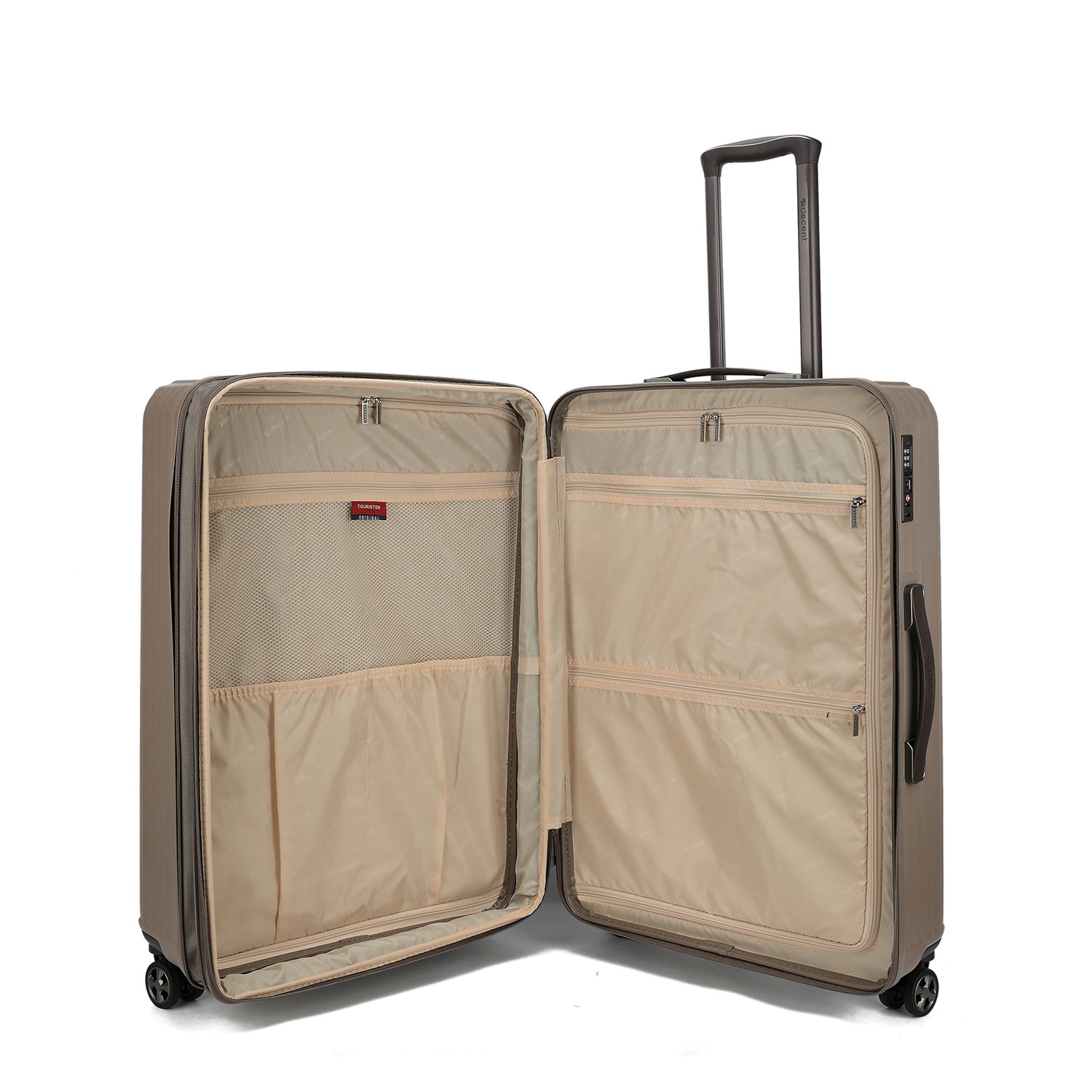 Decent Tourister Large Trolley 76 taupe