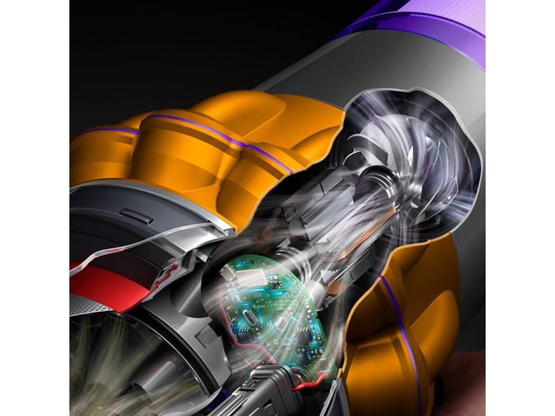 Dyson Akku-Hand- und Stielsauger V15 s Detect Submarine Kabelloser Staubsauger mit Lichtstrahl-Stauberkennung und Display-Anzeige