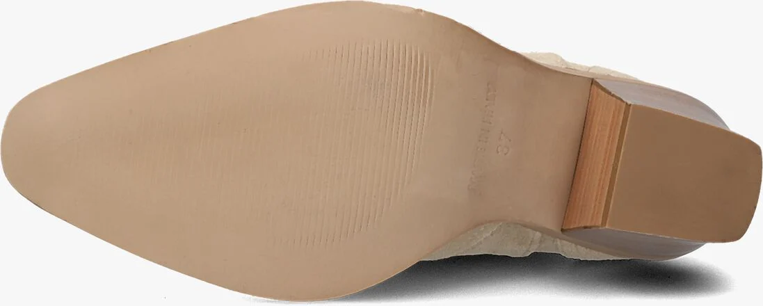 NOTRE-V beige notre-v enkellaarsjes 06 371