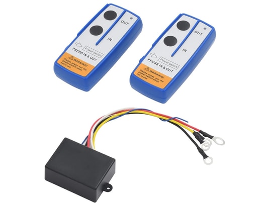 VIDAXL - 2 pcs télécommandes sans fil pour treuil avec récepteur