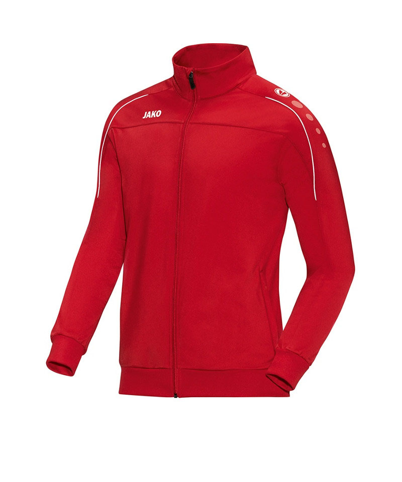 JAKO Classico Polyesterjacke Kids Rot Weiss F01