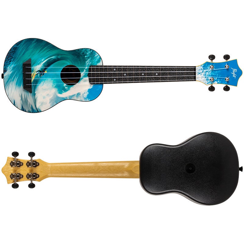 Flight Travel Series TUSL25 Surf Concert Scale sopraan ukelele met gigbag