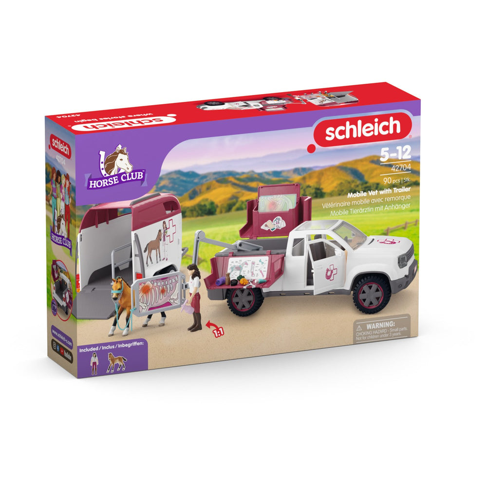 Køb Schleich Mobil Dyrlæge Med Trailer