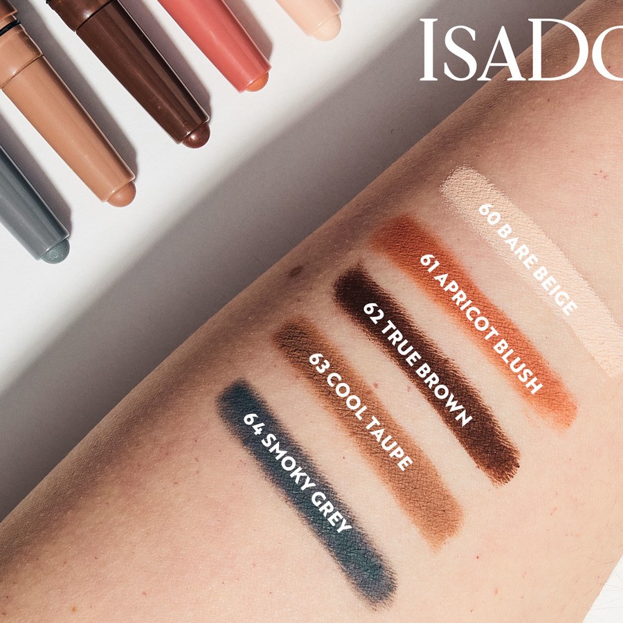 IsaDora The Matte Eyeshadow Stick Longwear & Water-Resistant 62 True Brown 1,2g