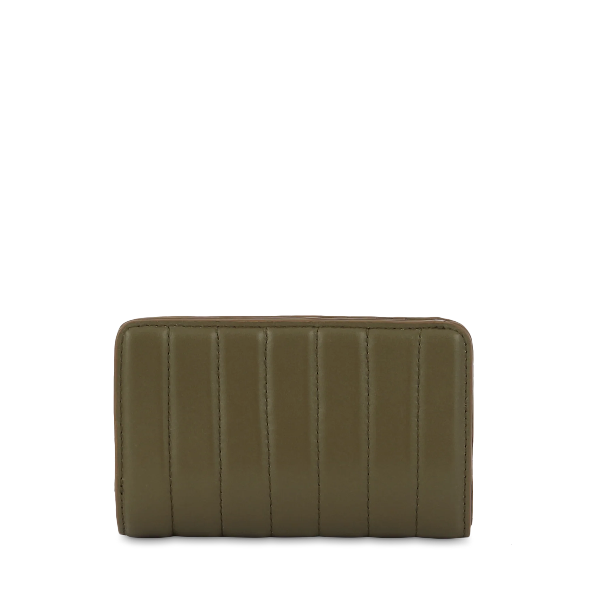 Portefeuille rectangulaire compact zippé Rodeo de Lancel-Kaki Fonce