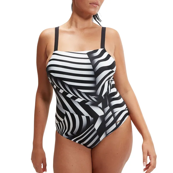 Speedo ECO Square Neck Print Badpak Dames