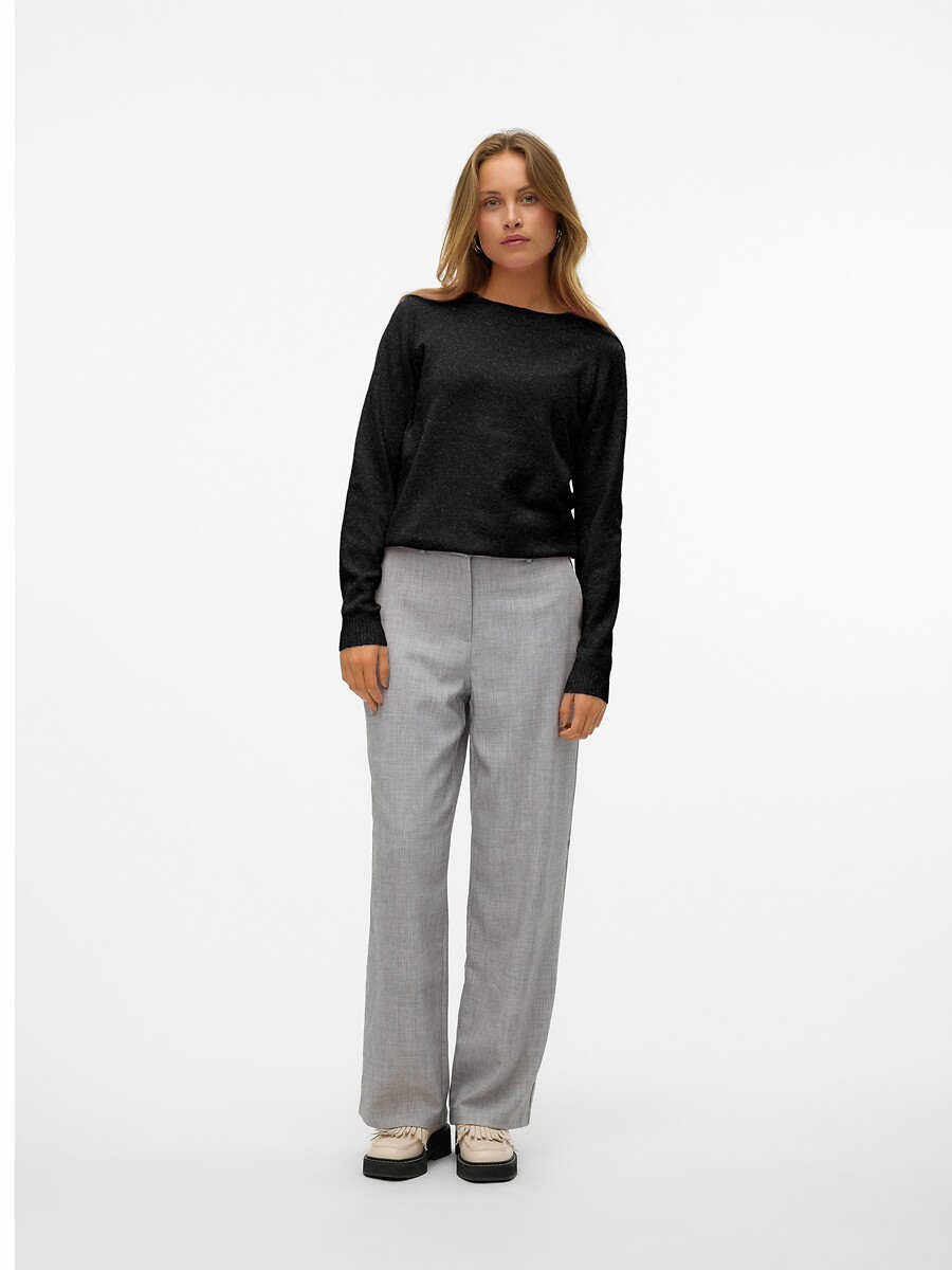 VERO MODA<br>Suéter em tricô felpudo