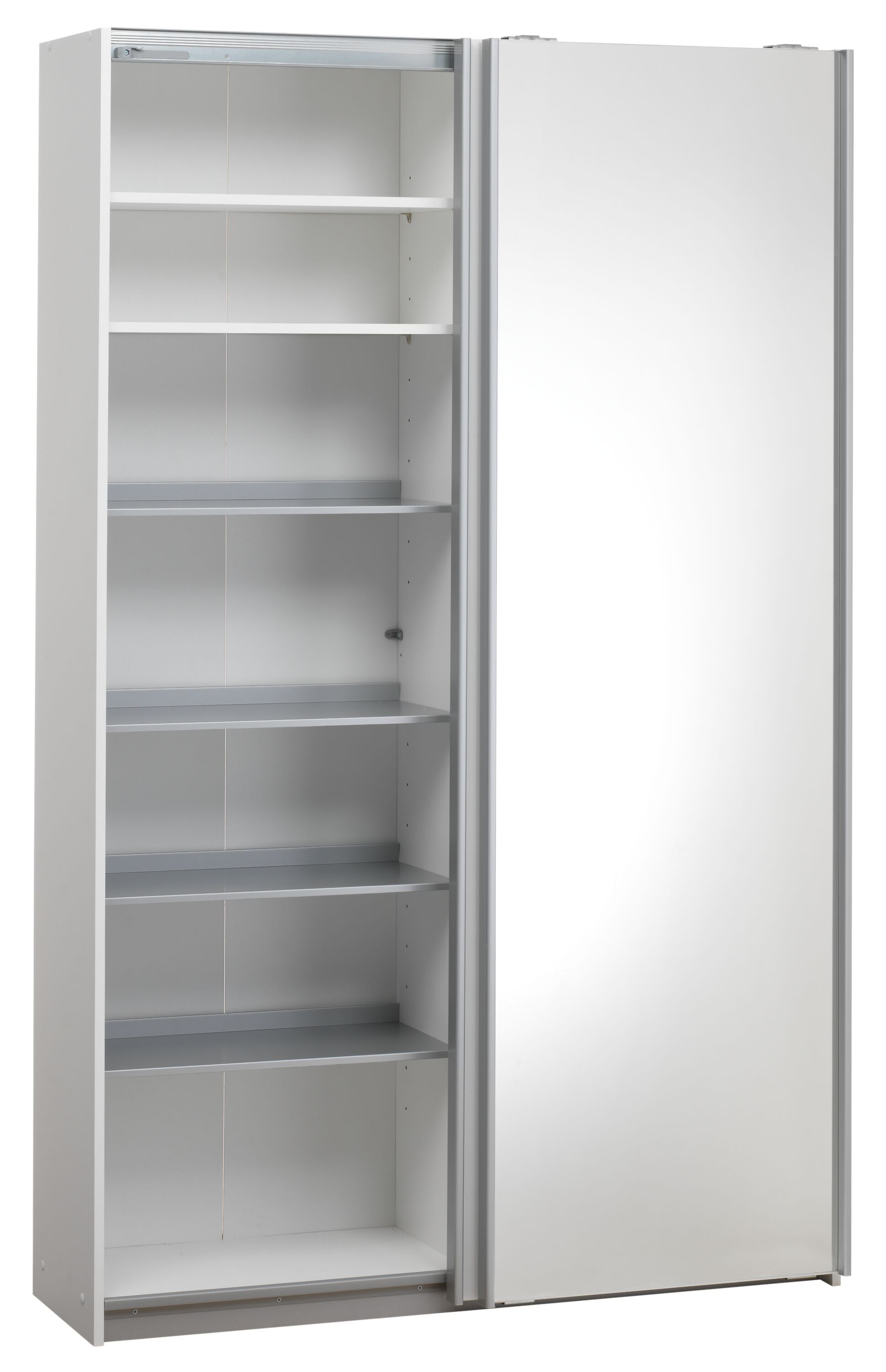 JASON Rollgarderobe - Schwarz / B: 85.0 cm x T: 45.0 cm x H: 159.0 cm