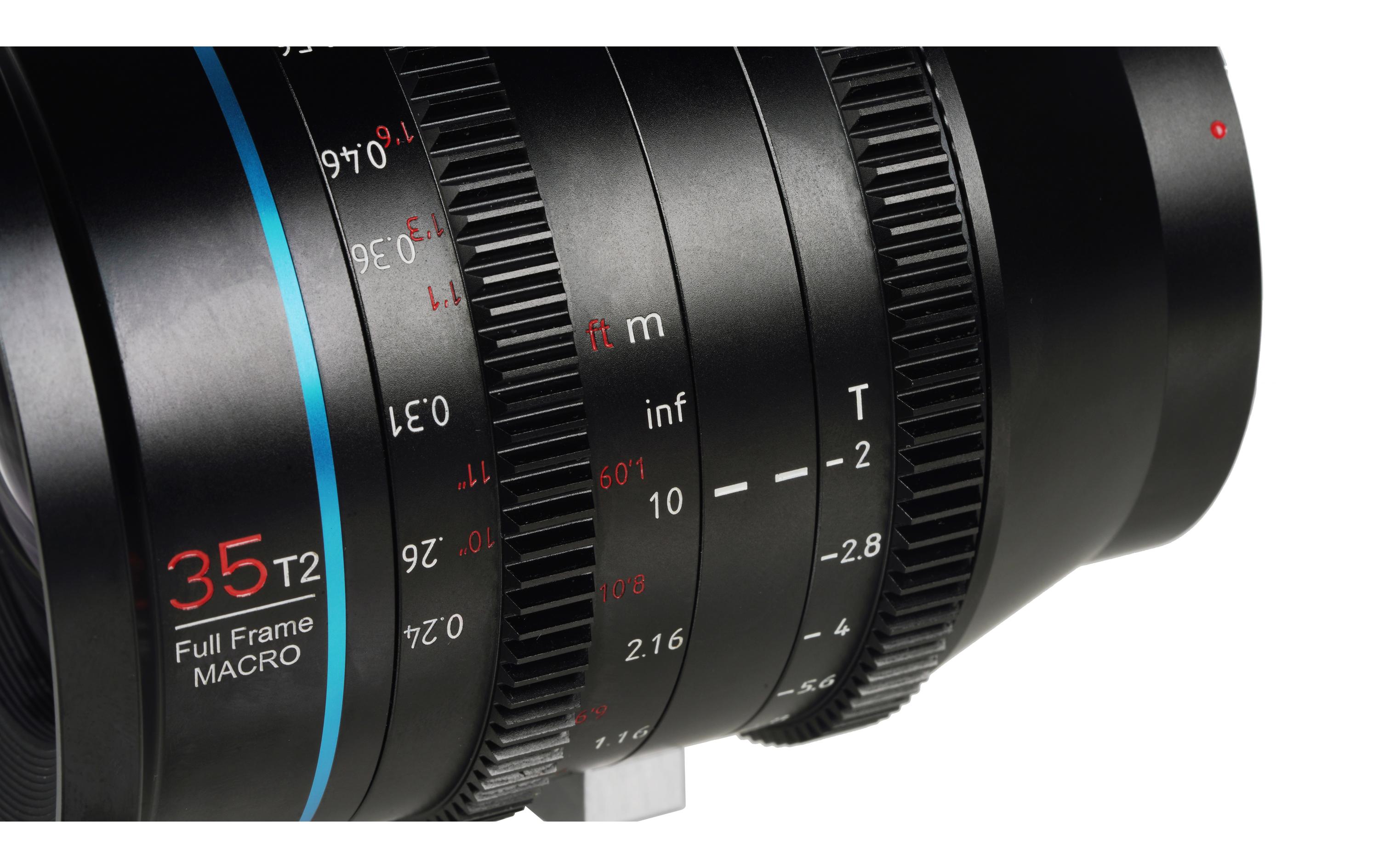Festbrennweite 35mm T2 Full-frame Marco Cine Lens – Arri PL<br>Makro-Vollformat-Filmobjektiv