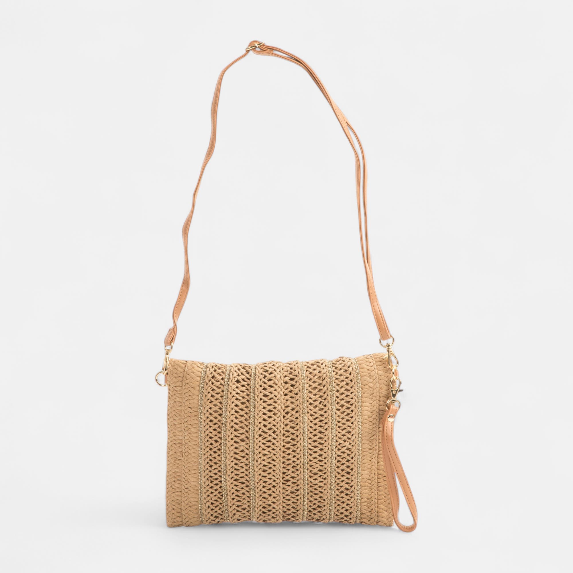 Sac bandoulière camel