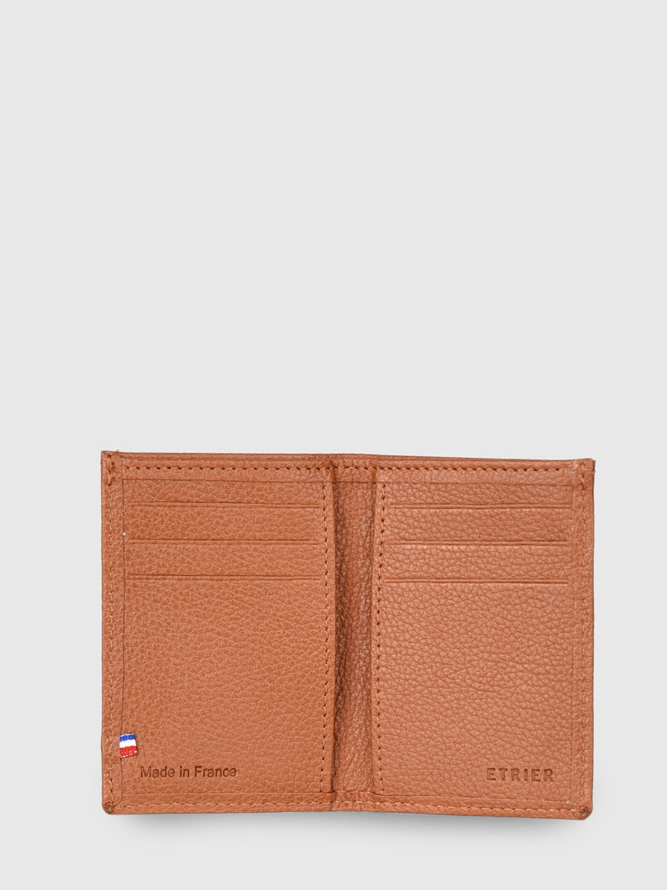 Porte-cartes Madras cuir ETRIER