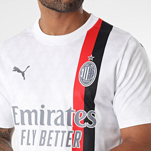 Tee Shirt AC Milan Away Jersey Replica 770391 Blanc