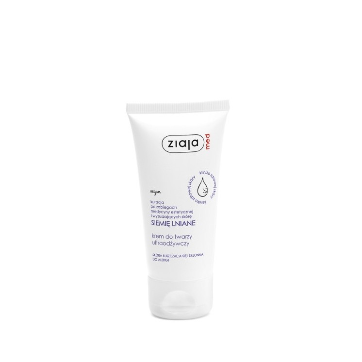 Ziaja Med Lijnzaad Ultravoedende gezichtscrème 50 ml