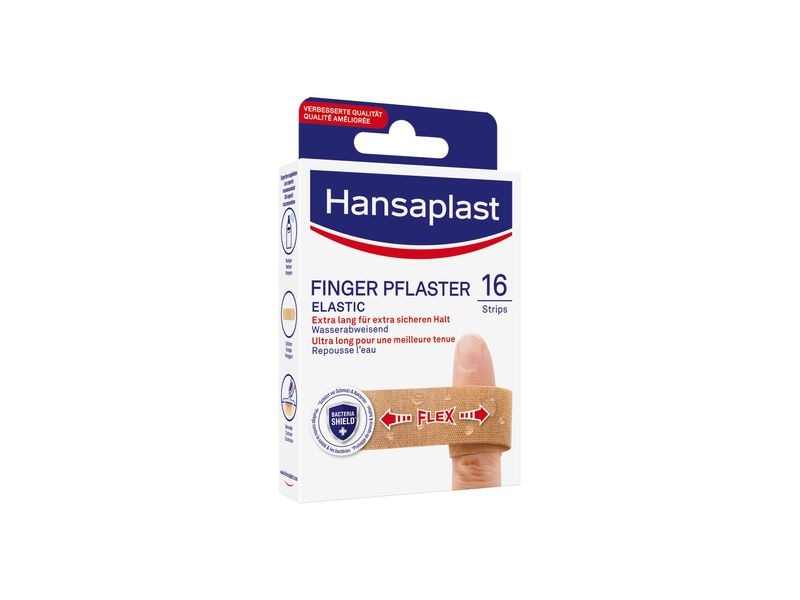 Hansaplast Finger Pflaster Elastic 16 Stück Finger Pflaster für elastischen Schutz