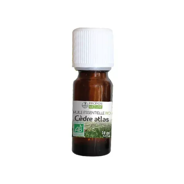 Óleo Essencial de Cedro do Atlas Orgânico para Aromaterapia e Fitoterapia da Propos' Nature, 10ml
