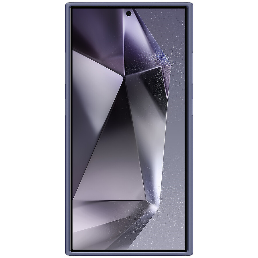 Samsung Coque Silicone Violet Galaxy S24 Ultra