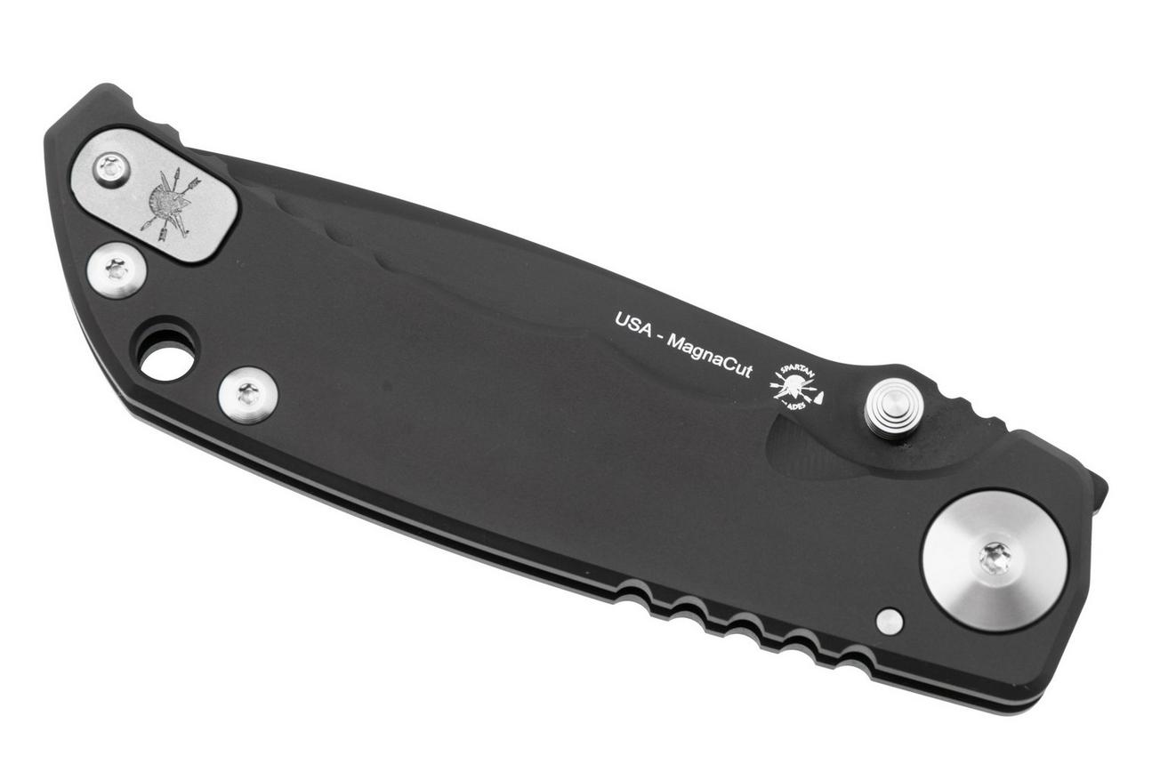 Spartan Blades Harsey Folder, Black PVD, Silver hardware SF5BK-SHW zakmes