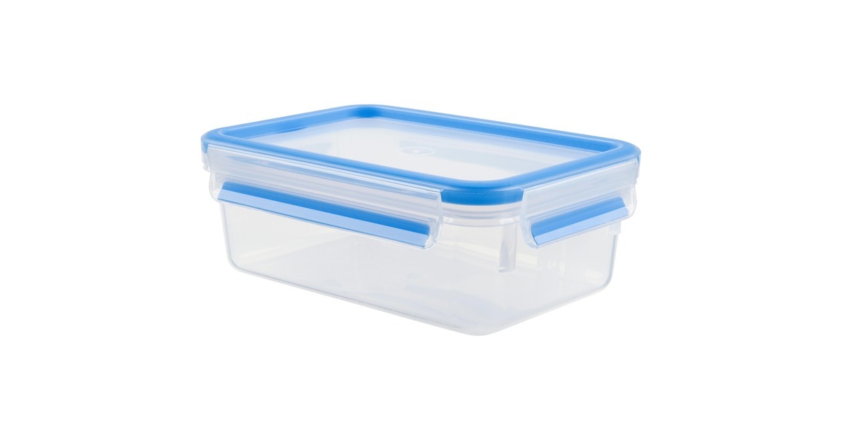 EmsaClip & Close Vershouddoos 1 l  (Transparant/blauw)