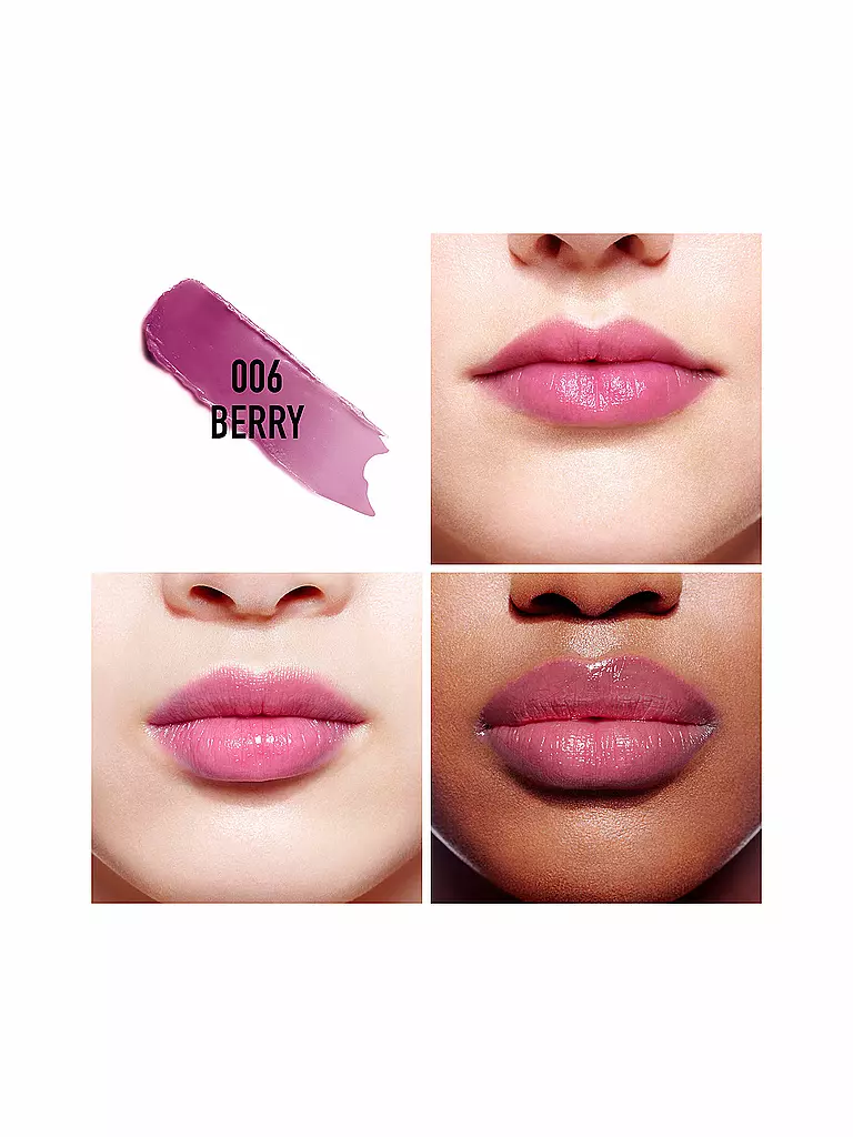 DIOR Lip Glow Farbintensivierender Lippenbalsam ( 006 Berry )  lila