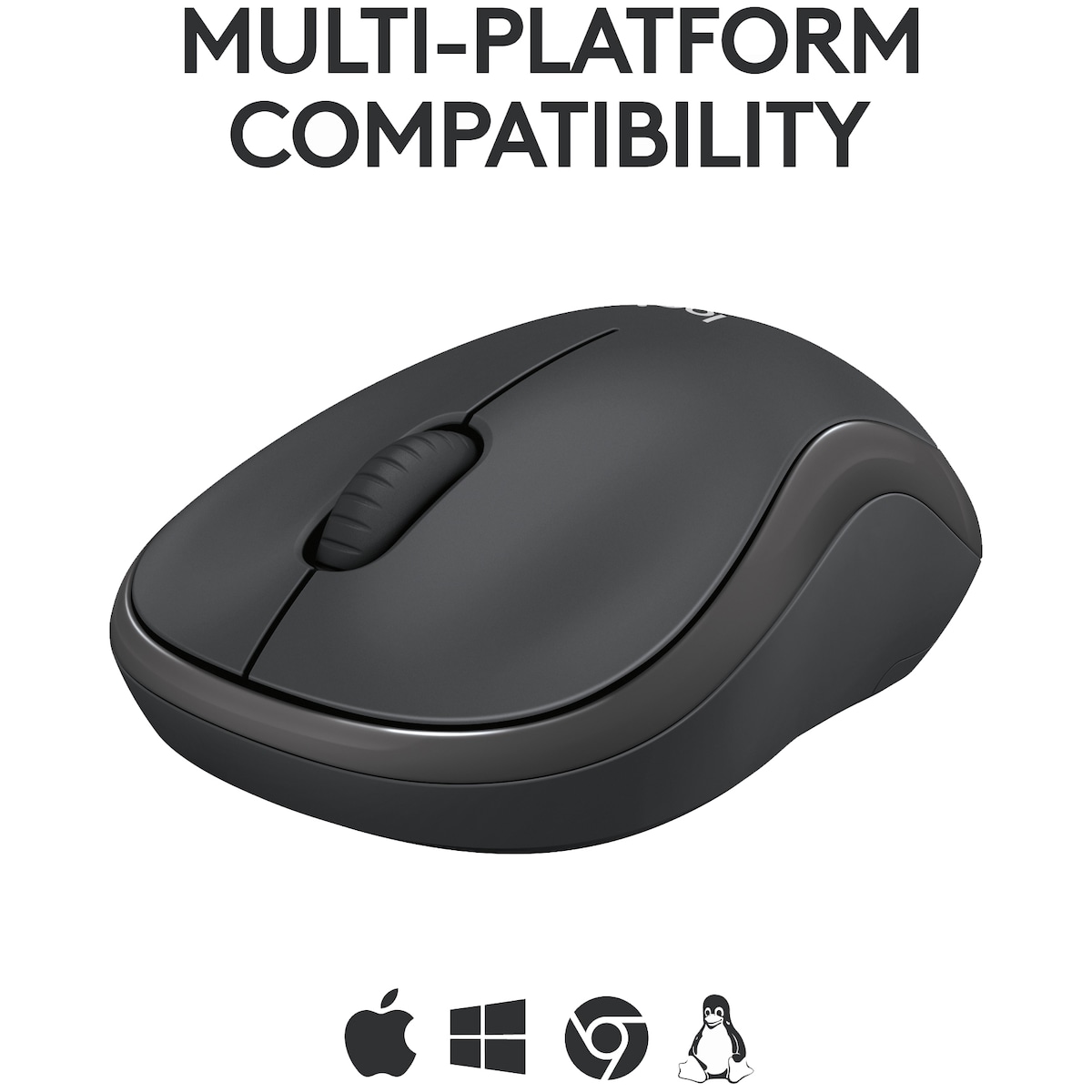 Logitech M240 Silent Bluetooth trådløs datamus (sort)
