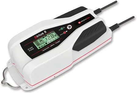 Electromem Sirius 8  lader der også kan lade lithium batterier - Til 12V batteri