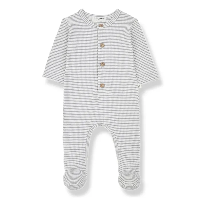 1+ in the family Pyjama Nino Rayé | Gris galet