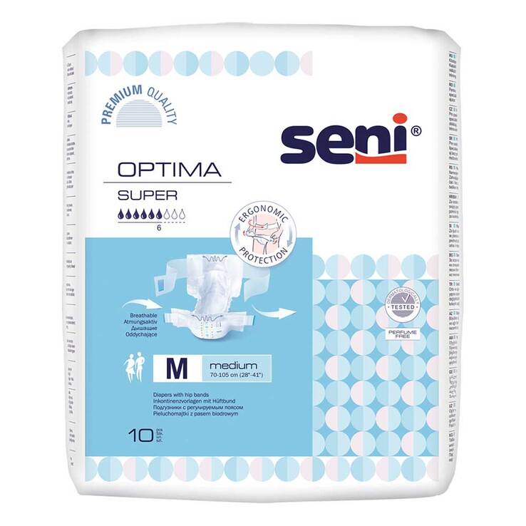 Seni Optima Super Vorl.mit Hüftbund medium, 10 St