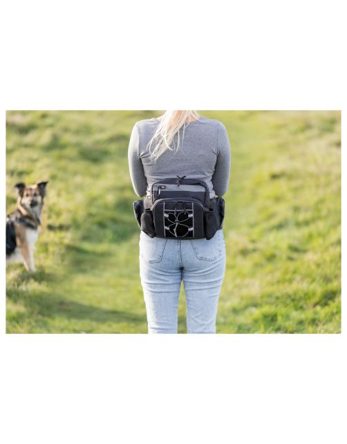Trixie Heuptas - Hondenopvoeding - 57-138 cm Grijs Zwart