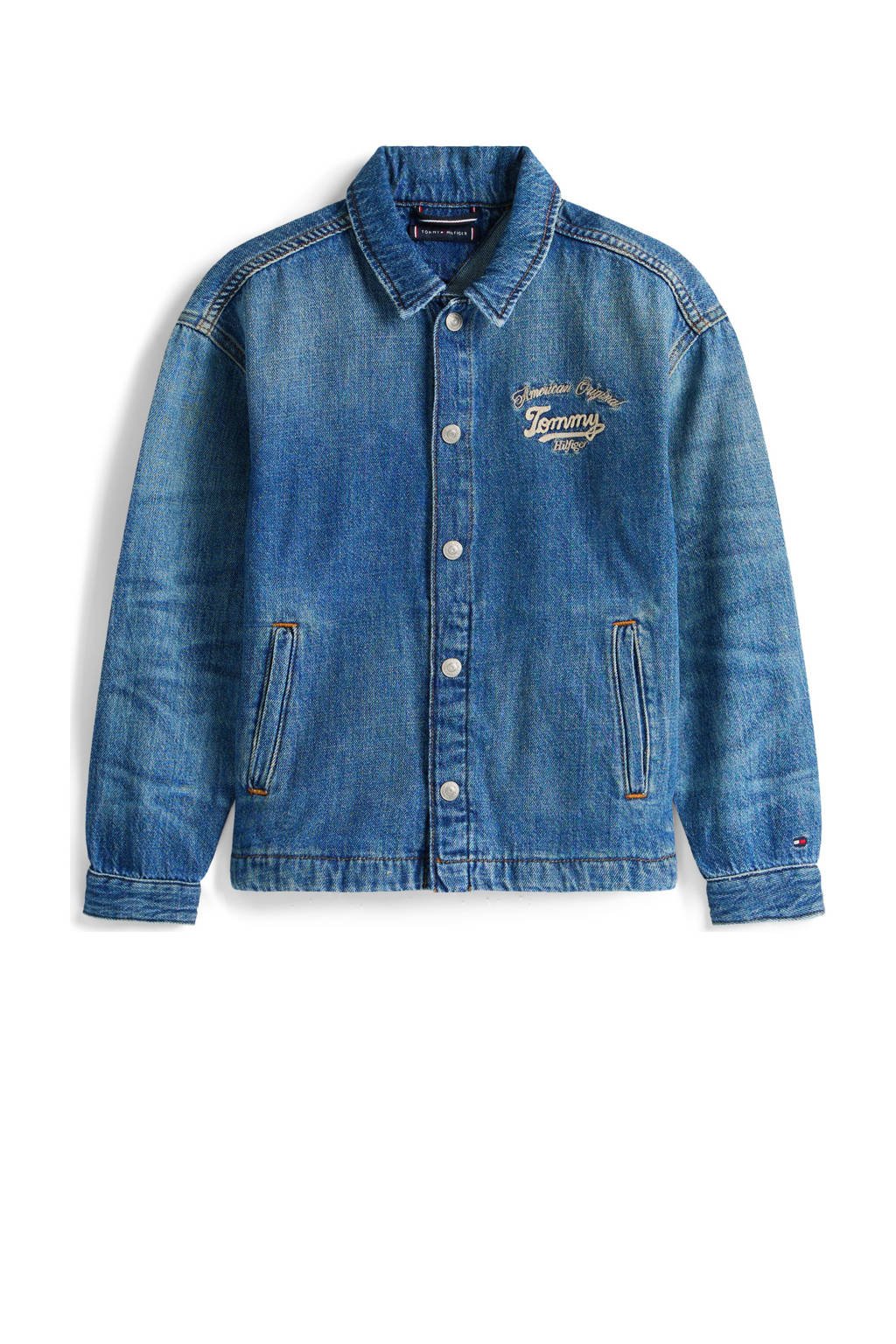 Tommy Hilfiger spijkerjas medium blue denim