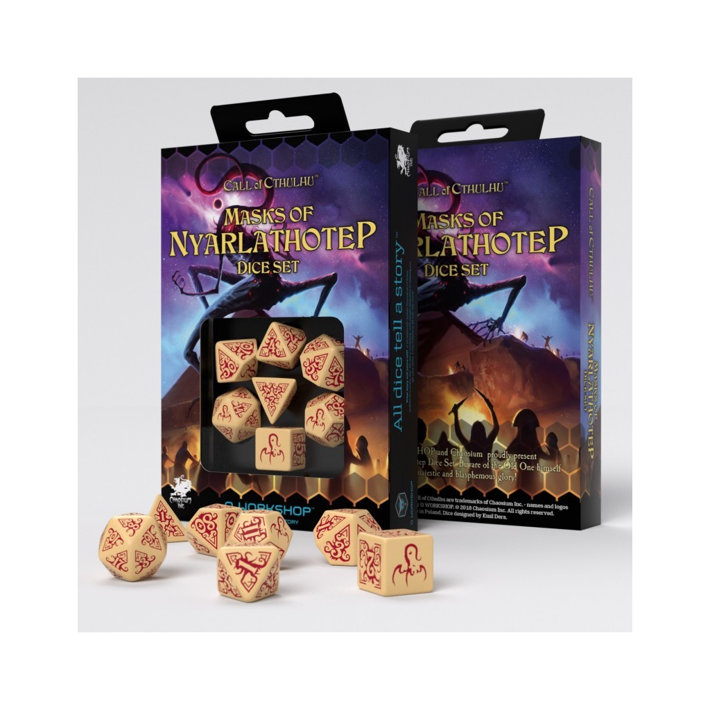 Call of Cthulhu - Masks of Nyarlathotep Dice Set