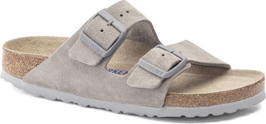 BIRKENSTOCK Slippers Arizona Maat: 35 Materiaal: Suède Kleur: Groen