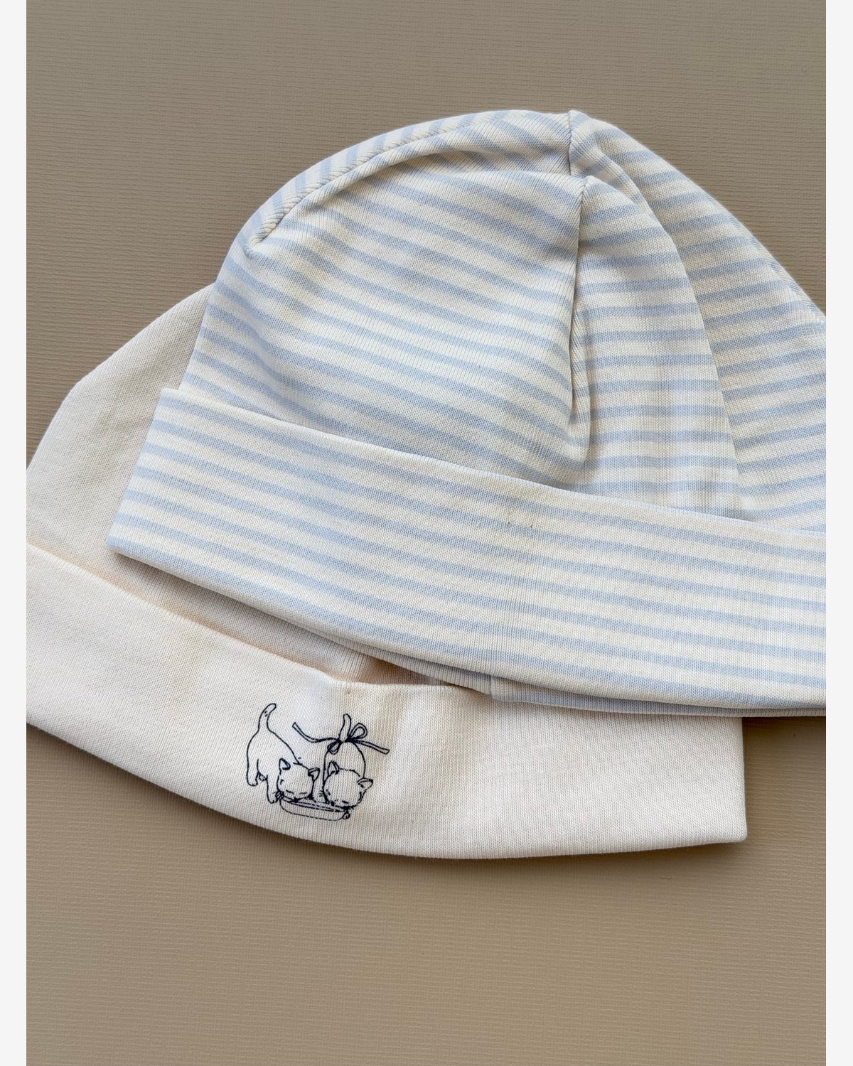 2pk Babylue – Øko Bomull | Fio Beanie