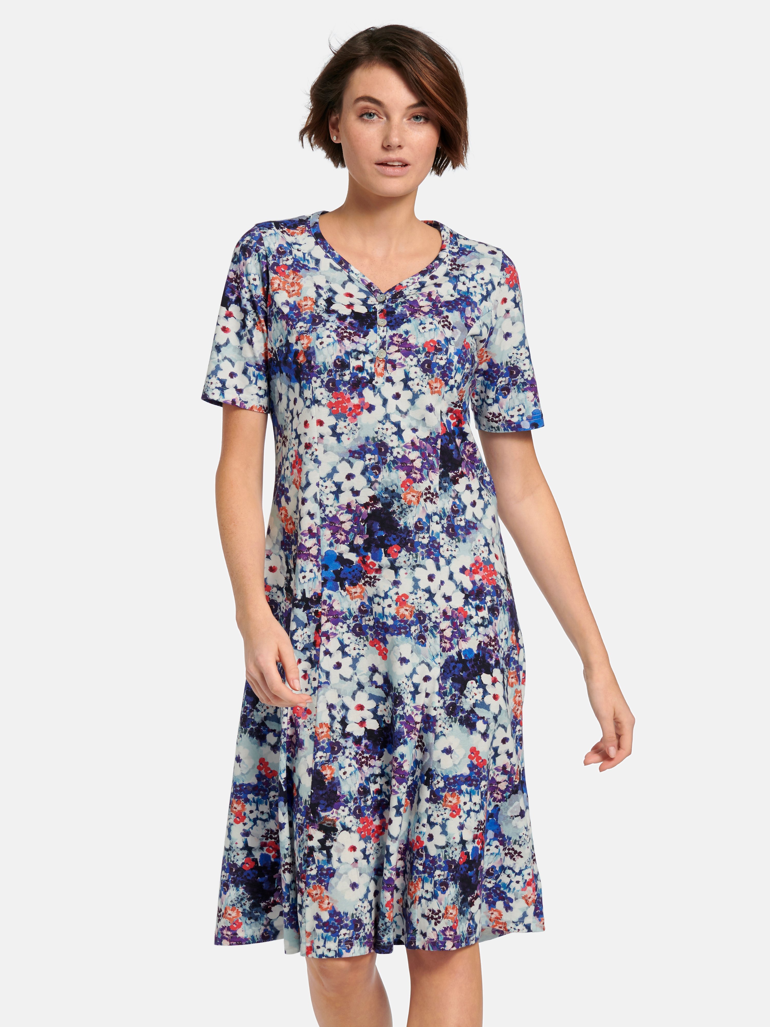 Jersey-Kleid mit 1/2-Arm
