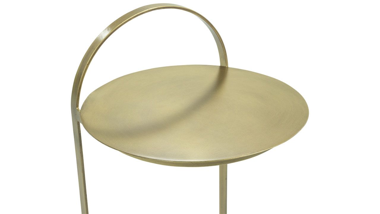 Bijzettafel Garcon - brass | 191640B35 x D35 x H65 cm