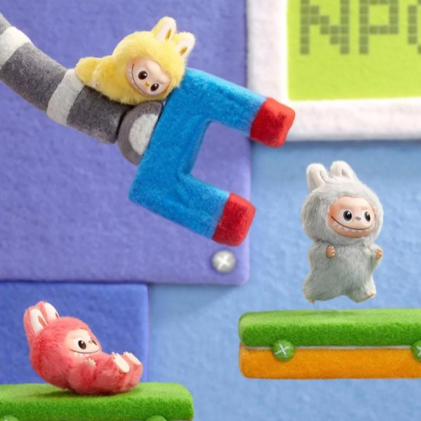 Pop Mart - Labubu Pin for Love Blind Box Monsterhäschen Schlüsselanhänger Überraschung Sammel Plüschfigur Handtaschen Anhänger - Surprise
