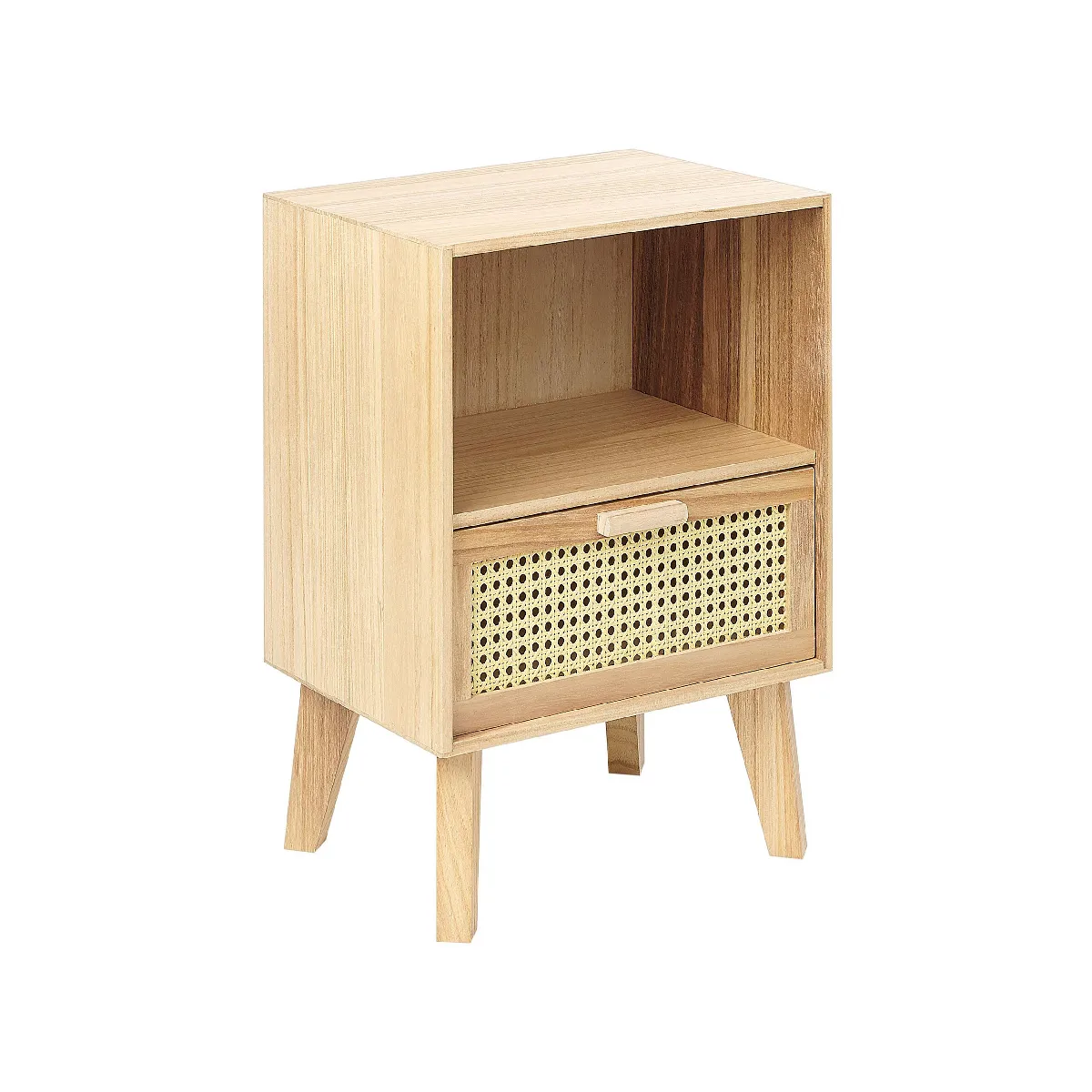 BELIANI Table de chevet SENEY - Bois clair