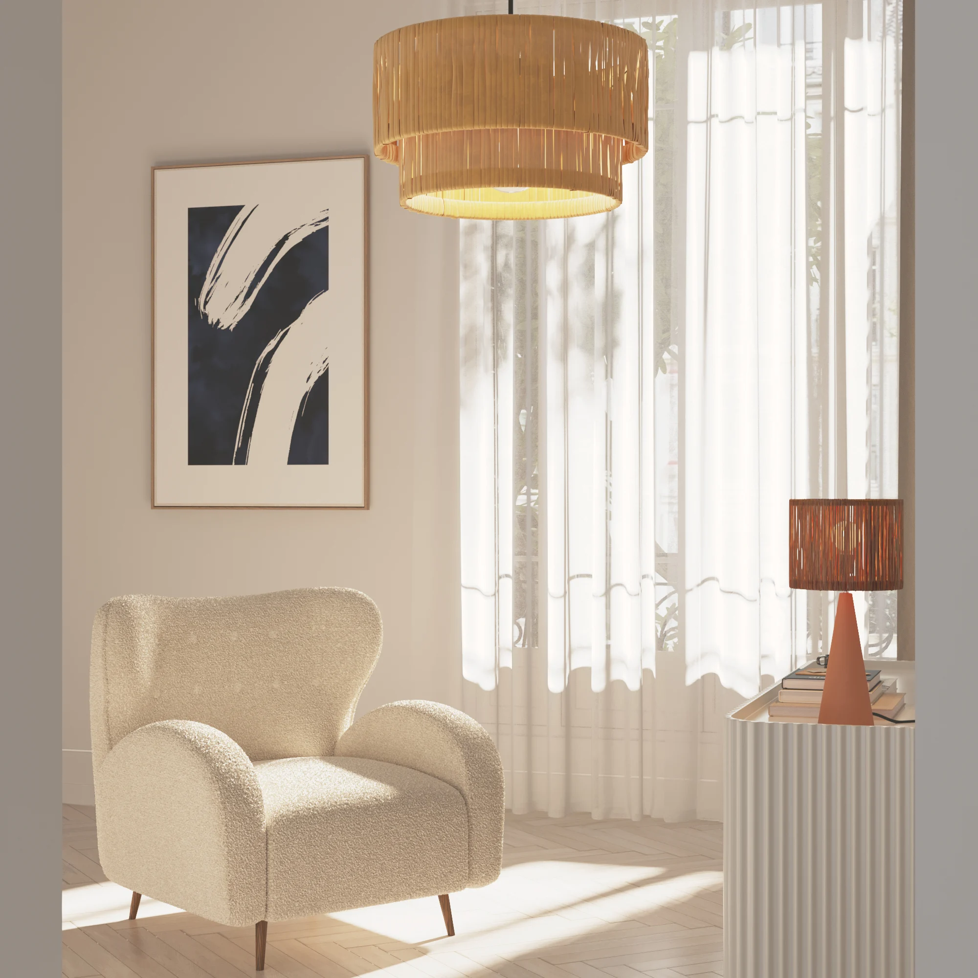 BEAUMARCHAIS - Suspension design | Marron
